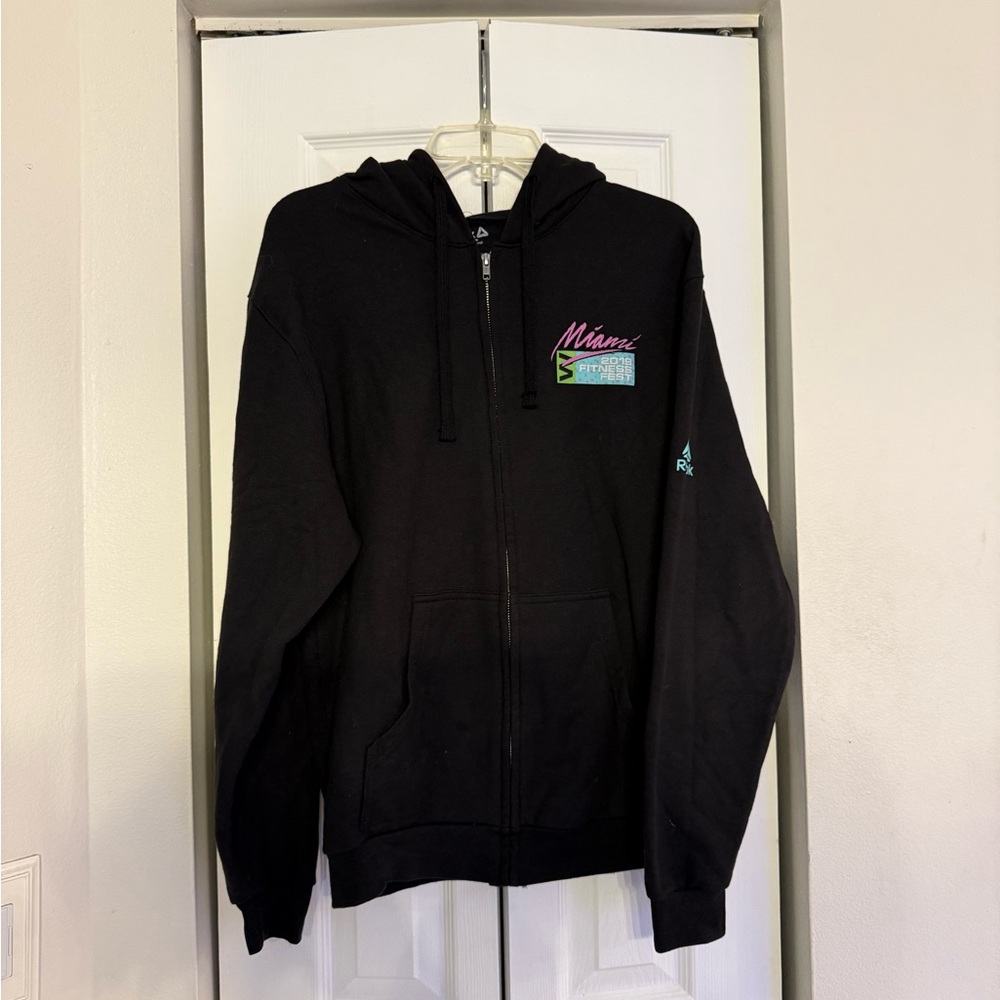 Wodapalooza 2019 Miami Reebok Hoodie – Size Medium